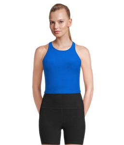 Топ Beyond Yoga Spacedye Refocus Cropped Tank, Court Blue Heather