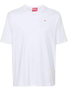 Diesel футболка с вышитым логотипом, белый