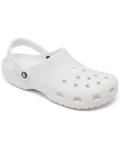 Мужские и женские классические сабо от Finish Line Crocs, белый