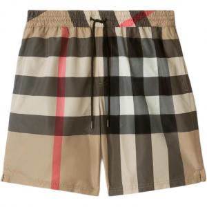 Шорты для плавания Checked Burberry, бежевый