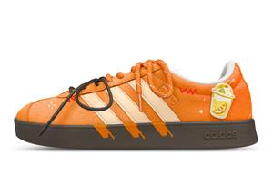 Vl court 2.0 амортизирующие, износостойкие низкие кроссовки для скейтбординга unisex Adidas, оранжевый