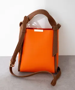 Мини-сумочка с узлом Suite, цвет Orange [020]