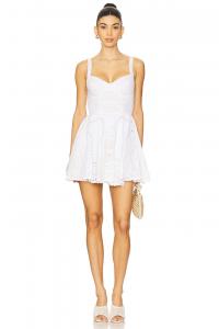 Короткое платье Birdie от Charo Ruiz Ibiza, ivory nel?m