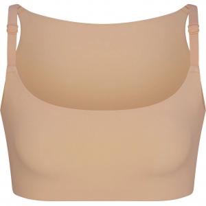 Скульптурирующий бралетт с вырезом лодочкой SKIMS FW24 FITS EVERYBODY BACK SMOOTHING SCOOP BRALETTE для женщин 1 упаковка цвет глина
