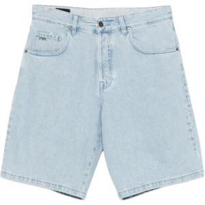 Шорты джинсовые с логотипом EMPORIO ARMANI, светло-голубой