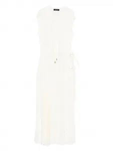 Платье макси без рукавов Fabiana Filippi, нейтральный