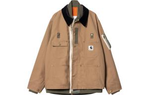 Sacai Куртка Carhartt Wip Canvas MA 1 Michigan, Khaki