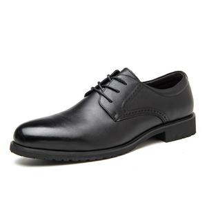 SHUPATE Мужские черные классические туфли однослойные, цвет Black Single Layer Shoes