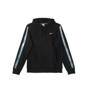 Nike Мужская толстовка с капюшоном, черная, средней толщины