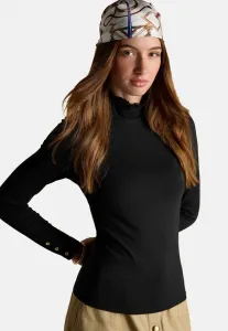 Комплект из двух футболок с длинным рукавом и высоким воротником, стандартного кроя. Joules, Black