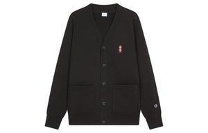 Футболка с V-образным вырезом Японская версия Unisex Champion, черный