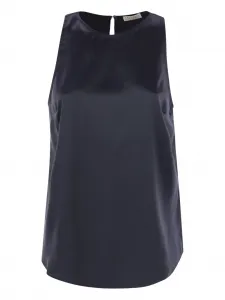 Блузка без рукавов Brunello Cucinelli, синий