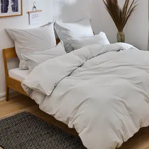 Комплект постельного белья Blumtal, 2 предмета, 135x200 см, серый - 100% хлопок - 2 пододеяльника + 2 наволочки 40x80 см