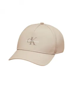Бейсболка с монологом Calvin Klein Jeans, бежевый