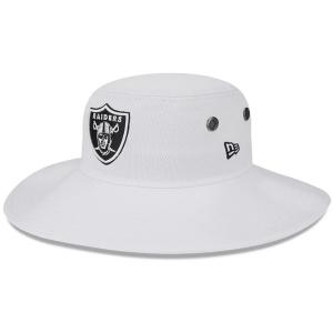 Мужская панамская панама New Era White Las Vegas Raiders 2023, тренировочный лагерь НФЛ