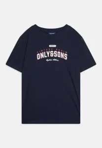Винтажная футболка osjlenny life с принтом Only & Sons Junior, Navy Blazer