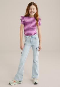 Базовая футболка WE Fashion, фиолетовый