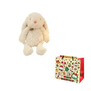 Мягкая и милая плюшевая кукла с висячими ушками кролика, совместима с куклами для детей от 3 лет, высота 35 см Fat Fat Dragon