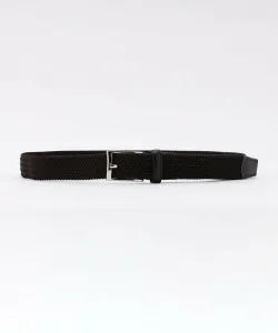 Резиновый сетчатый ремень с цветовой комбинацией Comme Ca Ism, цвет Black