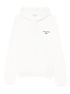 Худи с графическим принтом Lacoste, белый