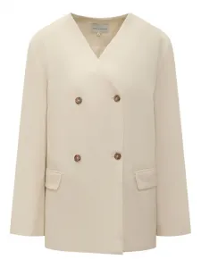 Двубортный блейзер Icha Loulou De Saison, нейтральный