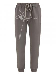 Спортивные брюки X Champion из хлопка Rick Owens, серый