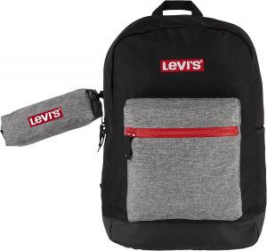 Рюкзак Levi's Unisex-Adults Batwing, черный/серый, OS, Black/Grey