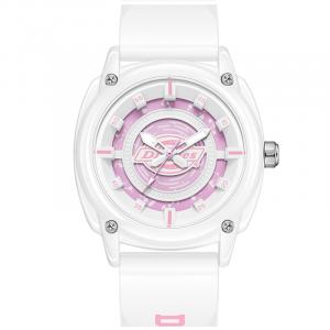 Huan Yu Коллекция Звёздное Небо Наручные Часы Кварцевый Механизм Силиконовый Ремешок Белый Циферблат Унисекс Коробка Лимитированная Серия Dickies