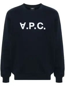 Толстовка с логотипом A.P.C., синий