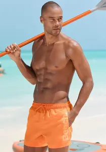 Bench Шорты для плавания с надписью-логотипом сбоку, цвет Orange