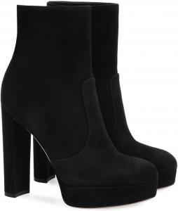 Generic Женские ботильоны с круглым носком и широким каблуком, вечерние короткие сапожки с боковой молнией на платформе, стильные и удобные туфли для банкетов, обувь для свадебной вечеринки