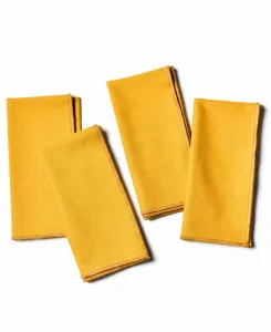 Набор салфеток с цветными блоками от Лауры Джонсон (4 шт.) Coton Colors, латунь