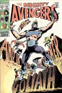 Avengers #63 "Egghead, Puppet Master & Mad Thinker Appearance (MARVEL COMICS)