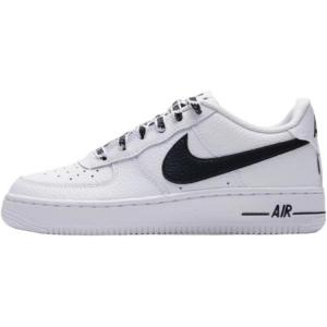 Кроссовки для скейтбординга Air Force 1 Cushioning Abrasion Resistant Breathable Low top для подростков, белые Nike, белый