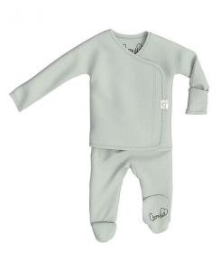 Унисекс комбинезон Bonsie Skin to Skin Footie Bonsie Baby, зеленый