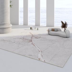 AOVOC Ковер 240х360 см для гостиной/спальни в японском стиле wabi-sabi, минималистичный, светлый