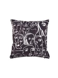 Cats Collection Наволочка с велюровым принтом, цвет Black Crowd