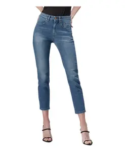 Jacqueline - брюки с 5 карманами из джинсовой ткани смешанного типа. Jeckerson, синий