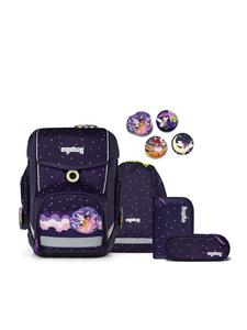 Ergobag Рюкзак 'Cubo SternguckBär Reflex Glow Edition' в фиолетовом цвете