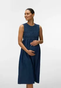 Mllulla umstands day dress Mamalicious, Dark Blue Denim