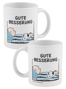 Кружка для кофе Peanuts Snoopy Get Well Soon 320 мл, белая Snoopy