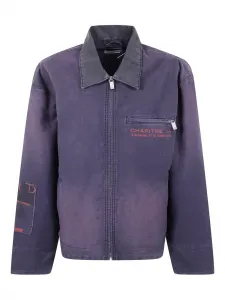 Куртка Chapitre XXI в технике пэчворк Enfants Riches Déprimés, фиолетовый