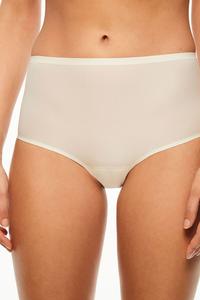 Бесшовные мягкие трусики с завышенной талией одного размера эластичные Chantelle, белый