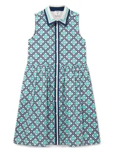 Платье с монограммой CASABLANCA KIDS, синий