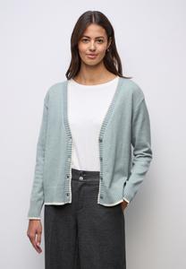 Кардиган Street One MIT KONTRASTDETAILS, Blau/Light Blue