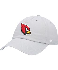 Мужская серая регулируемая кепка Arizona Cardinals Clean Up '47 Brand