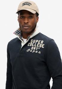 Топ с длинными рукавами Superdry, синий