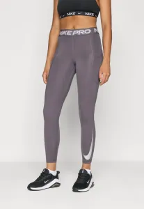 Леггинсы 7/8 Nike Performance, Thunder Grey/Pink Foam/White