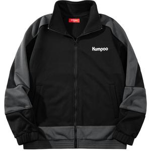 Бейсбольная куртка унисекс Kumpoo, серый