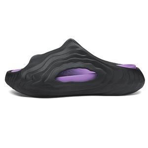 Тапочки-слайды мужские VAEL, Black Purple